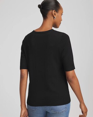 Ella Classic-Fit Sweater Tee click to view larger image.