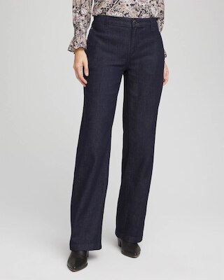 High-Rise Trouser Jeans
