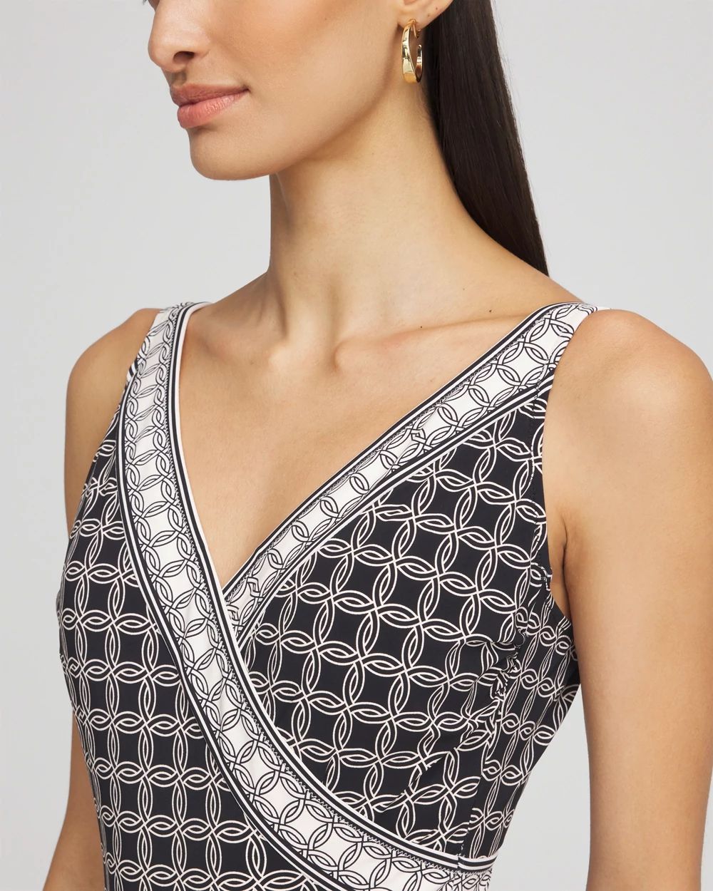 Gottex Golden Chic Surplice Swimsuit