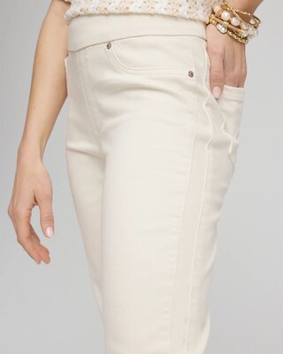 19" Pull-on Capri Jeans click to view larger image.