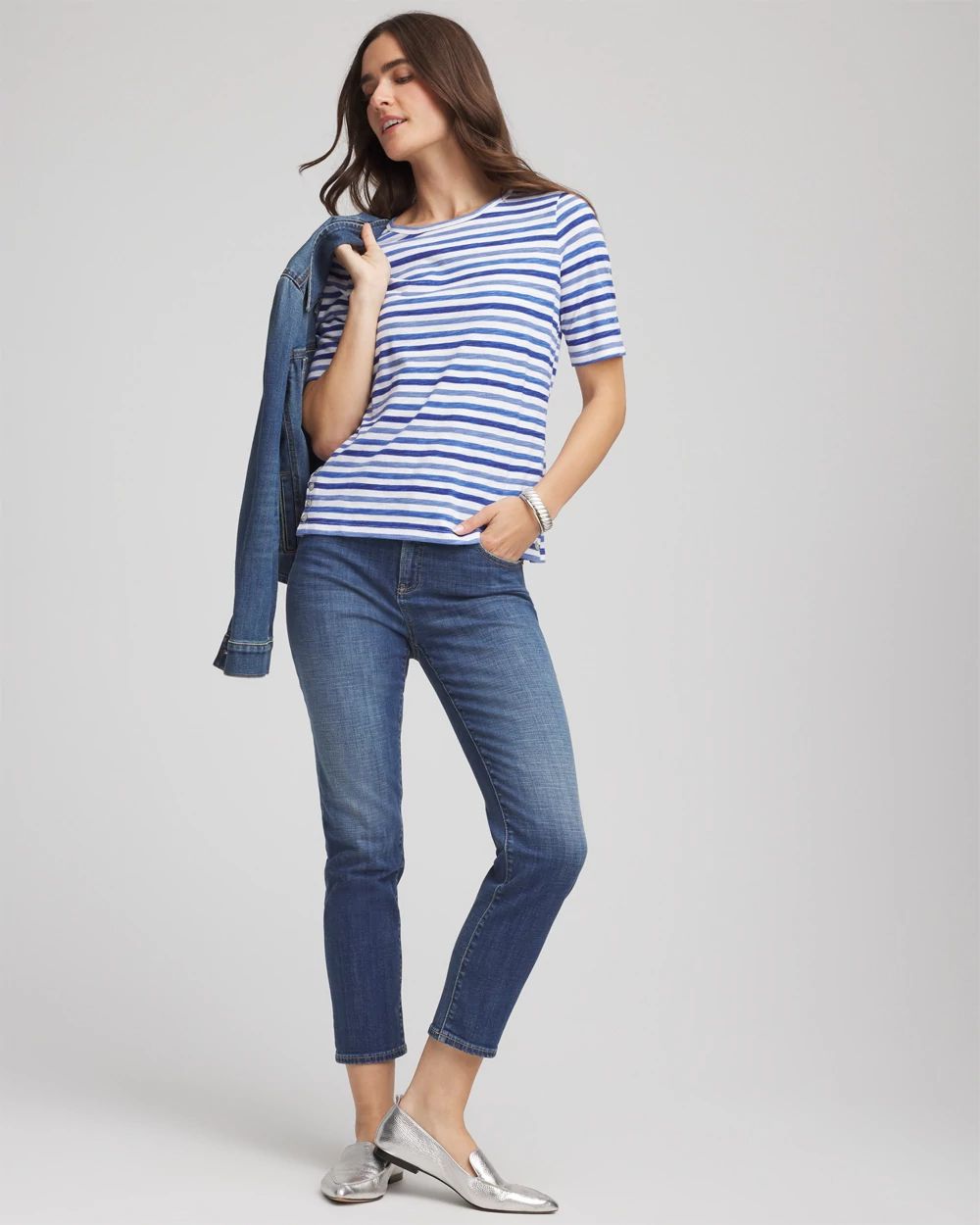 Double-Knit Short Sleeve Tee