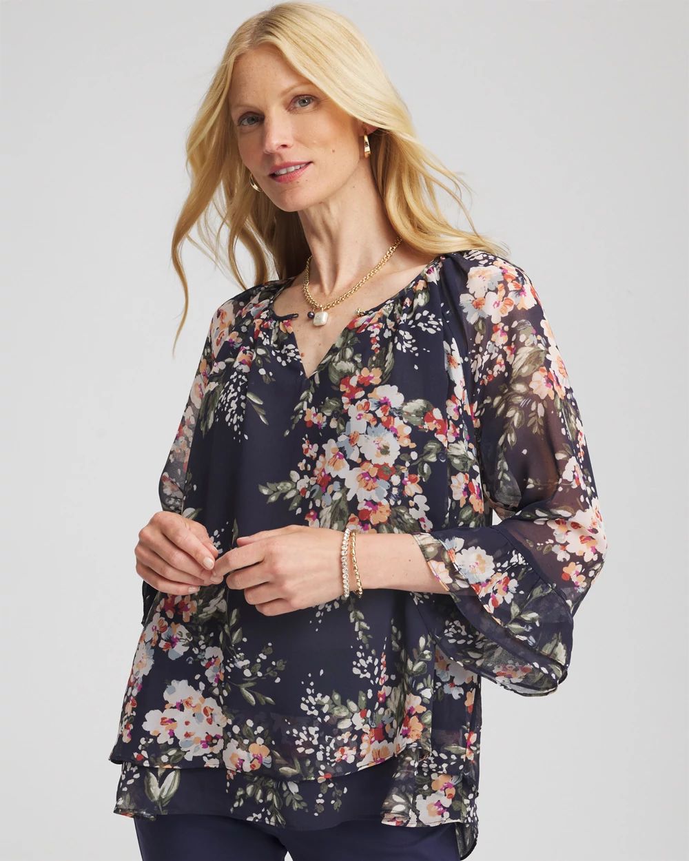 Floral Georgette Blouse