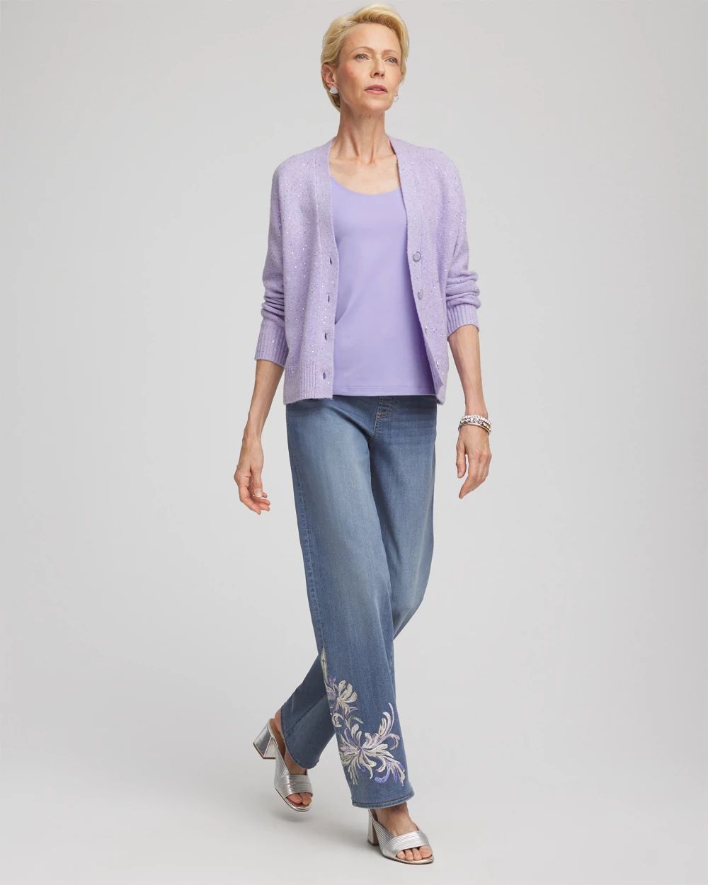 Shine Boyfriend Cardigan click to view larger image.