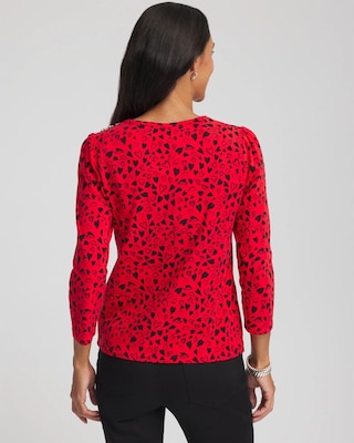 Lover Girl Button Heart Tee click to view larger image.