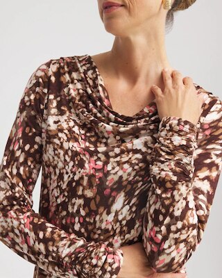 Touch of Cool™ Cowlneck Tee click to view larger image.