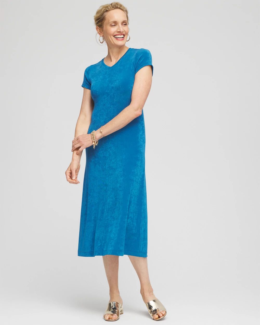Travelers™ High V-neck Dress