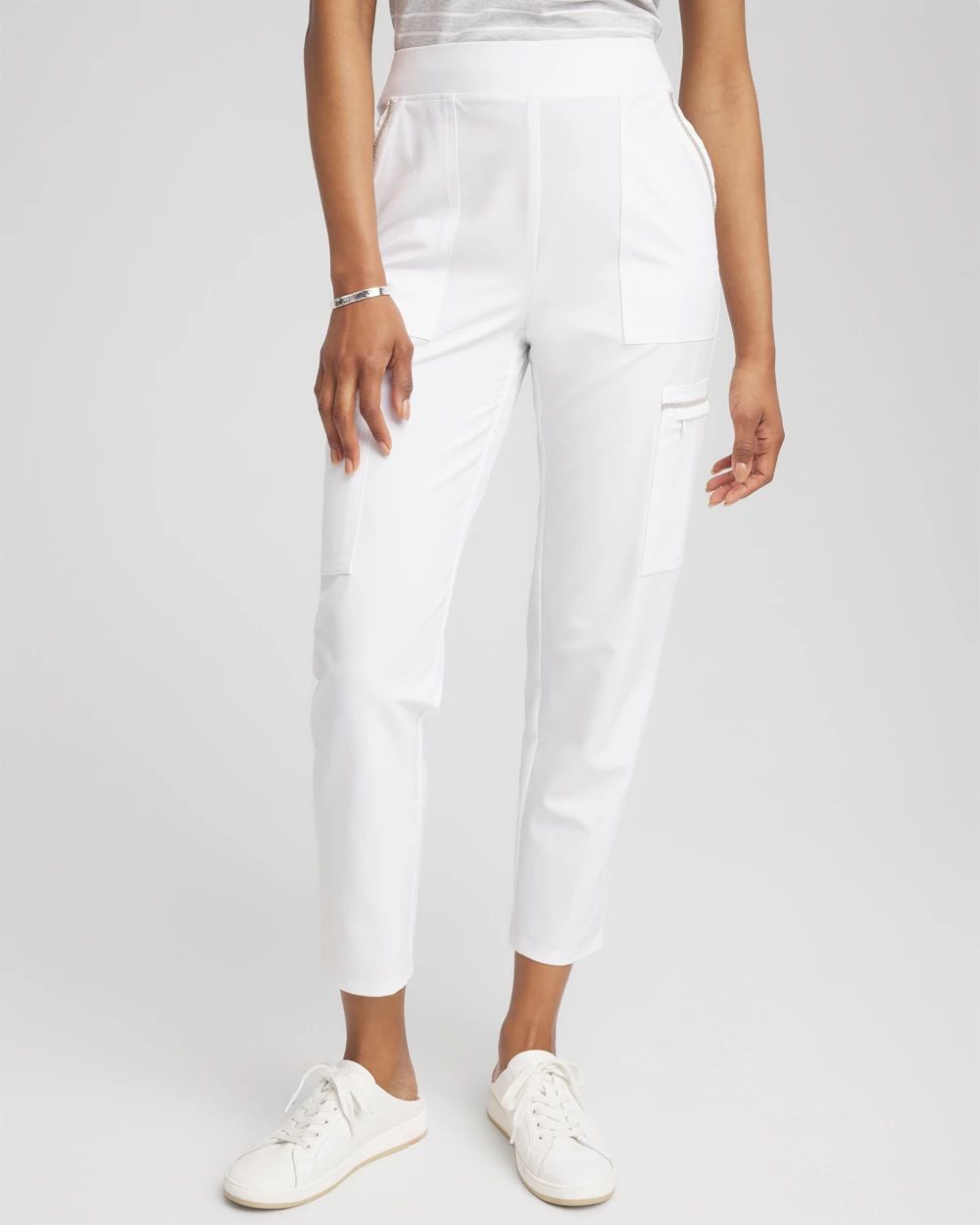 Zenergy® UPF Neema Caviar Trim Cropped Pants