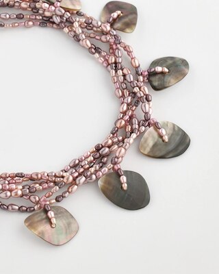 Genuine Shell Collar Necklace click to view larger image.