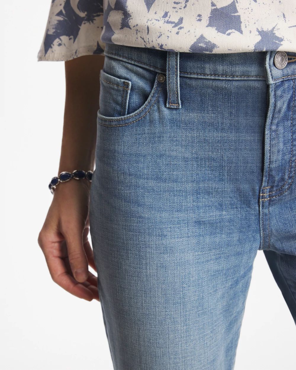 Girlfriend Kick Flare Jeans click to view larger image.