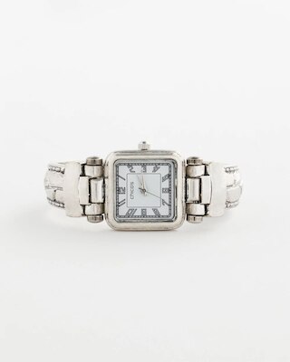 Chico's Originals Vintage Silver Cuff Watch