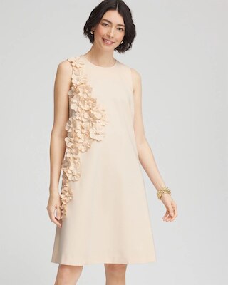 Appliqué Ponte Knit Dress