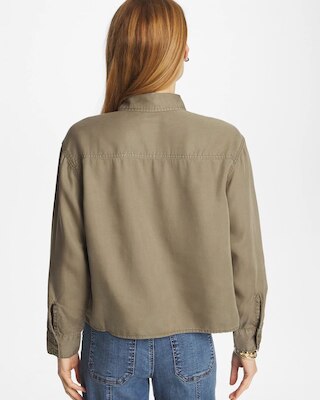 Classic Collared Denim Shirt click to view larger image.