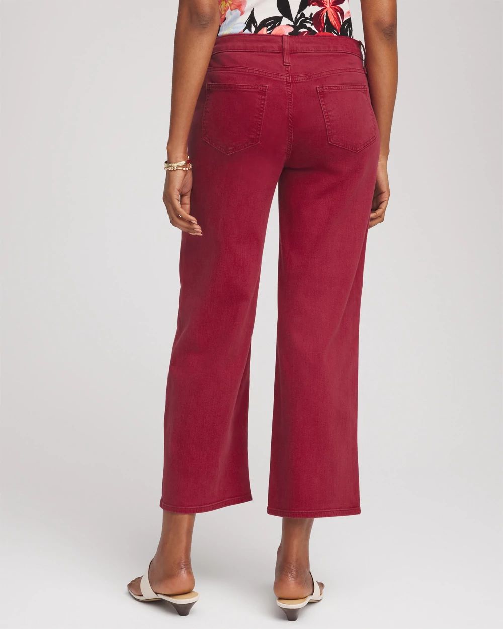 Girlfriend Wide-Leg Crop Jean click to view larger image.