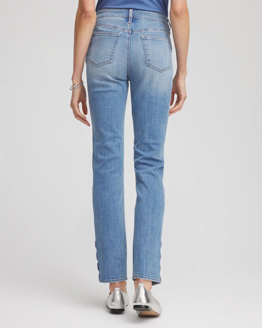 Girlfriend Slim Ankle Jeans click to view larger image.