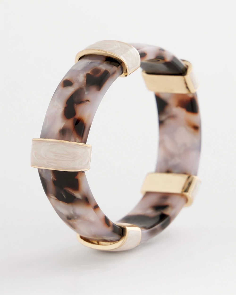 Tortoise Spider Lily Stretch Bangle