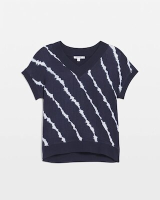 Zenergy® Tie-Dye Gauze Top click to view larger image.