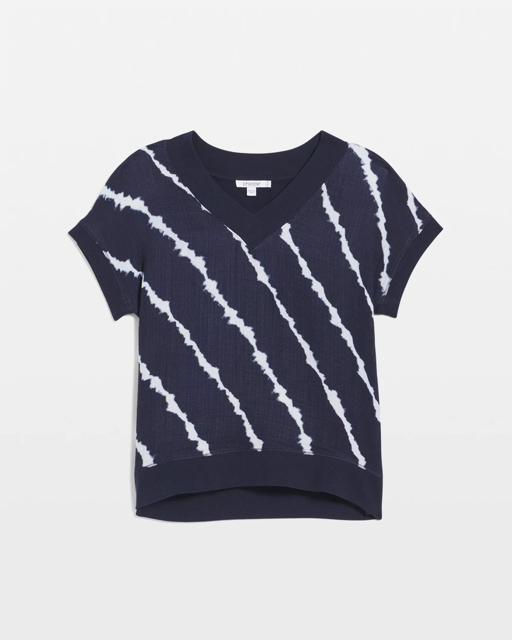 Zenergy® Tie-Dye Gauze Top click to view larger image.