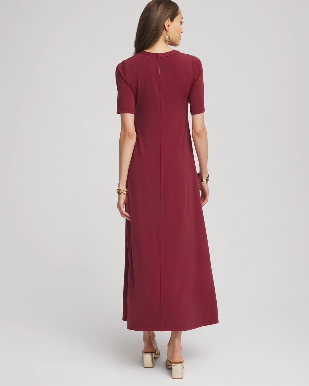 Stretch-Jersey Maxi Dress click to view larger image.