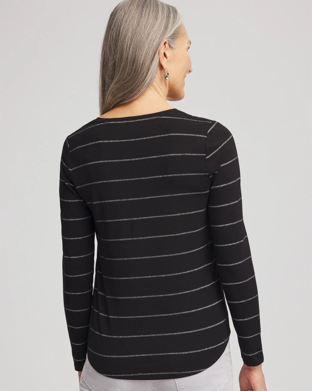 Touch of Cool™ Lurex Layering Tee click to view larger image.