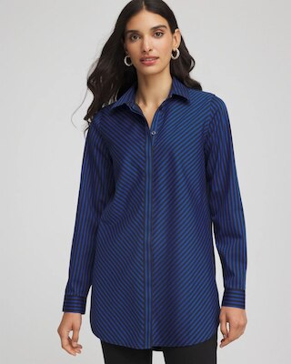 No Iron™ Slimming Striped Tunic