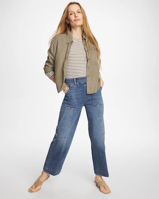 Utility Wide Pull-On Crop click to view larger image.