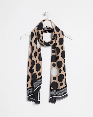 Global Dots Oblong Scarf