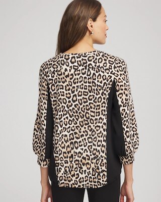 Zenergy® Animal-Print Bungee Top click to view larger image.