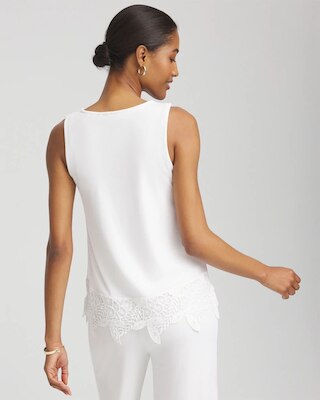 Travelers™ Lace Trim Tank click to view larger image.