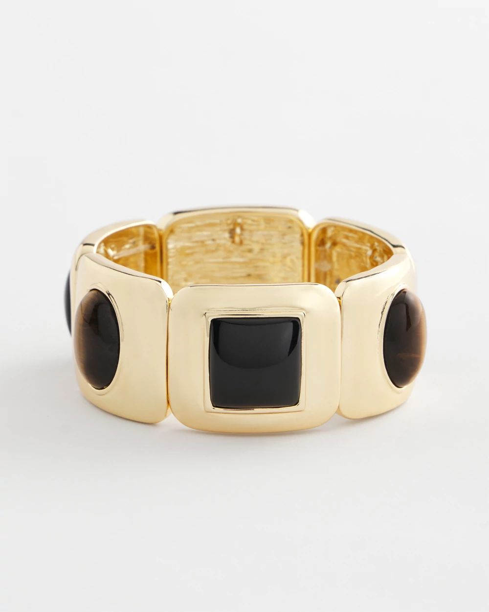 Neutral Gold Stretch Bracelet