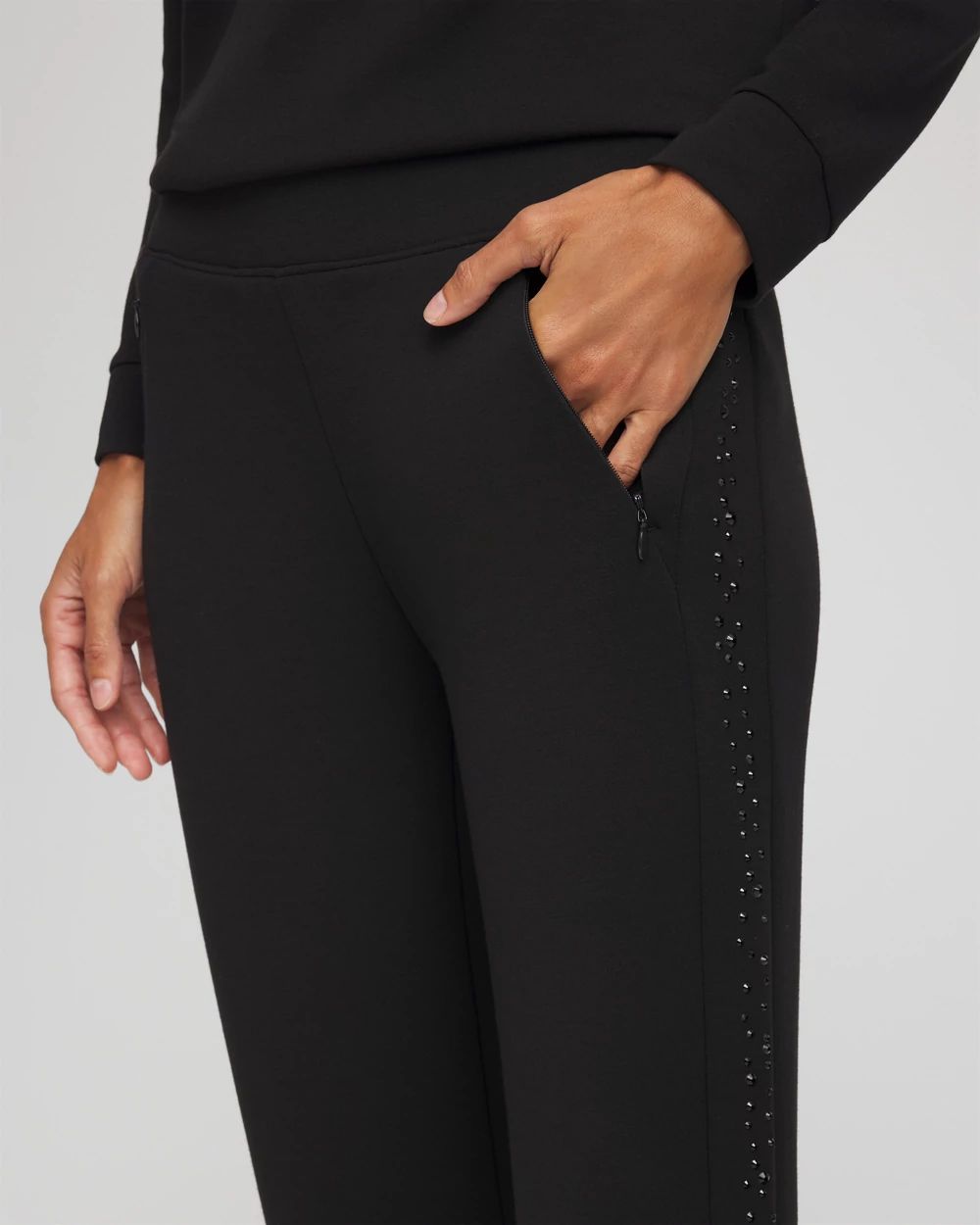 Zenergy® Rhinestone Joggers click to view larger image.