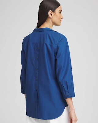 No Iron™ Paisley Buttonback Tunic click to view larger image.