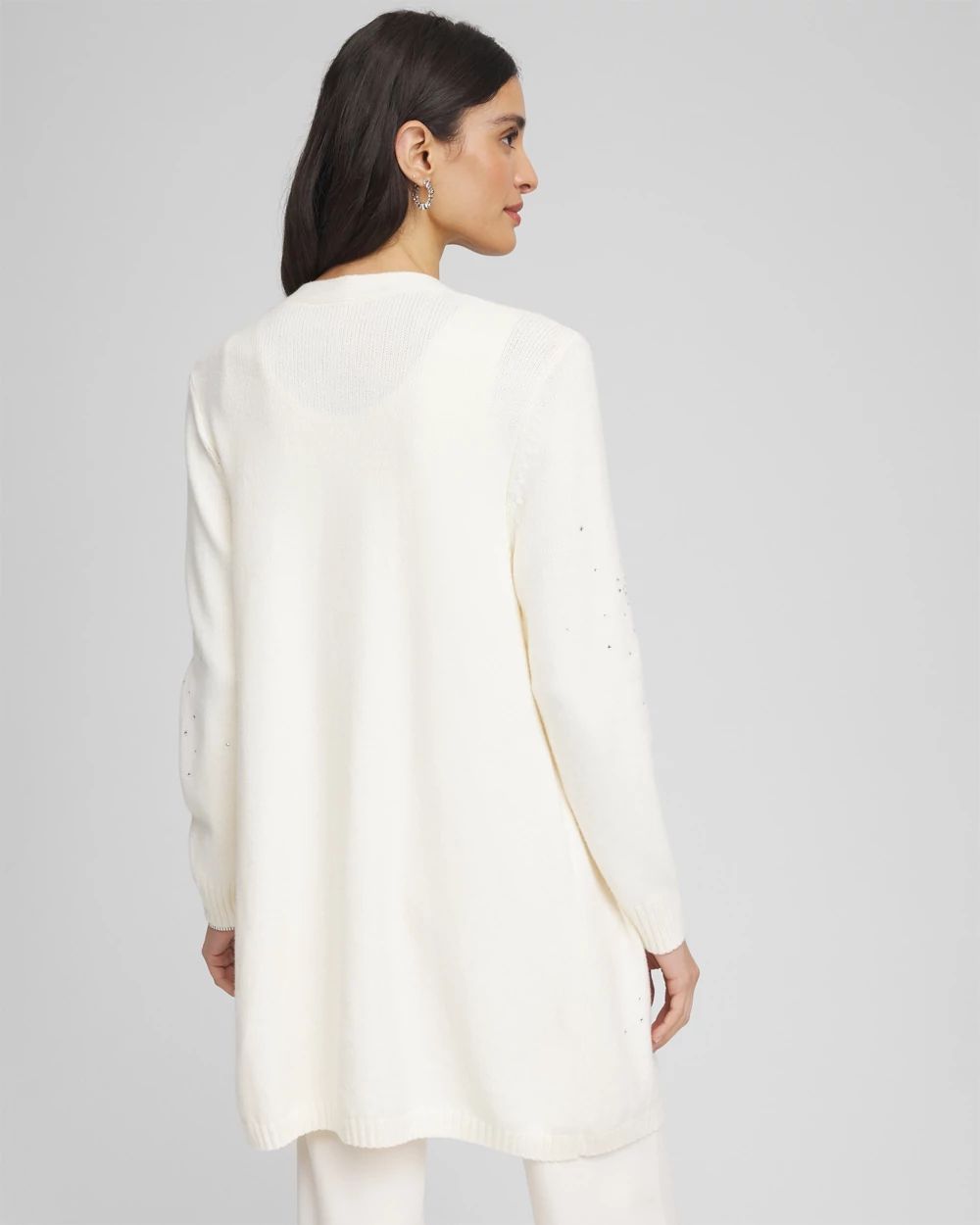 Rhinestone Embellished Cardigan