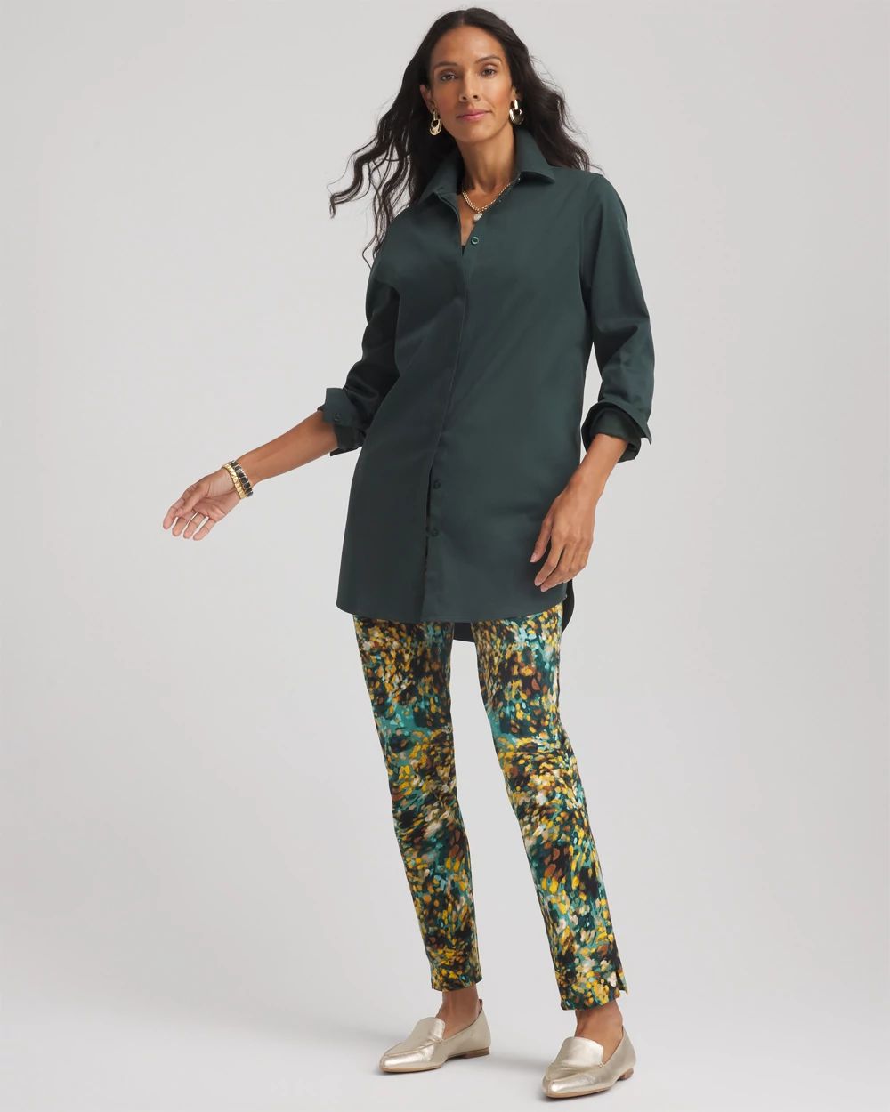 Brigitte™ Slim Pull-On Ankle Pants click to view larger image.