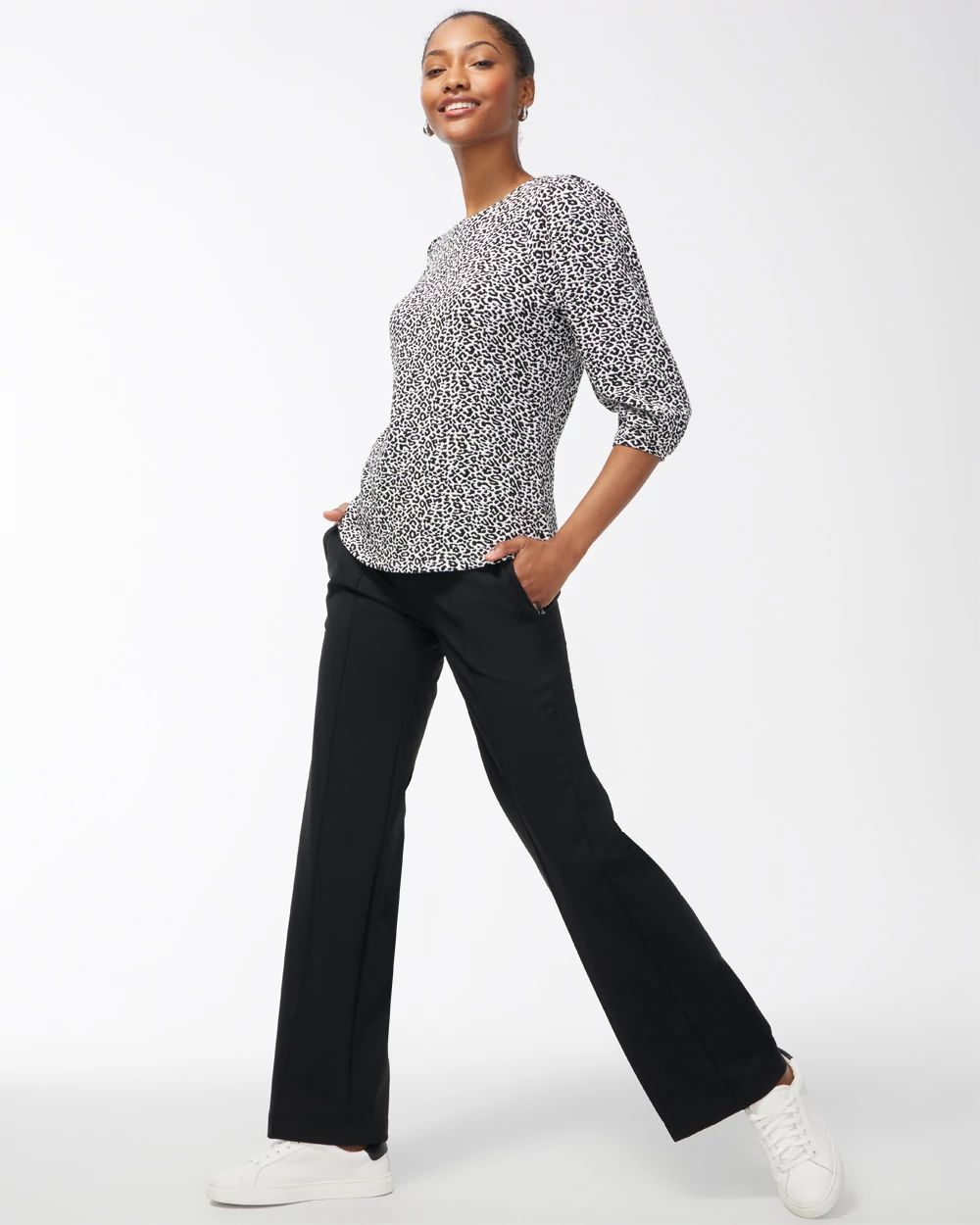 Petite Zenergy Pintuck Pants click to view larger image.