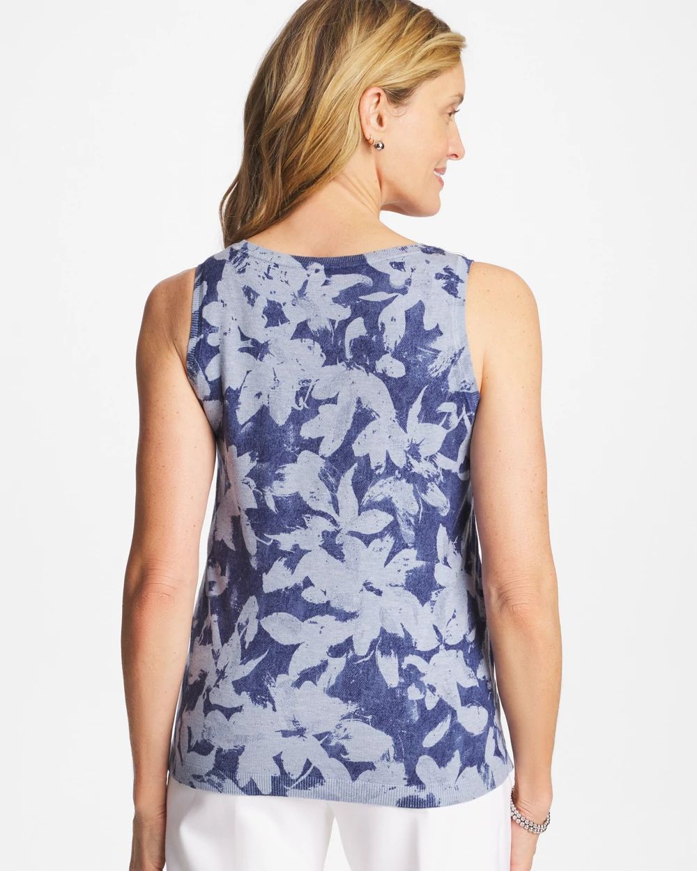 Ella Floral Scoopneck Tank