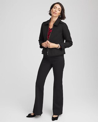 Bouclé Peplum Jacket click to view larger image.