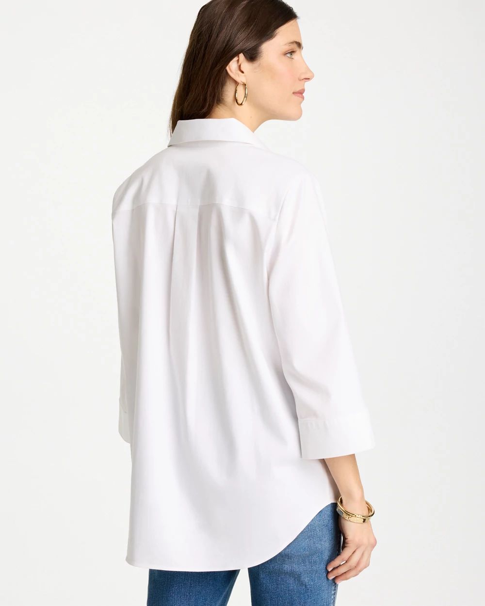 No Iron™ Stretch Popover Tunic