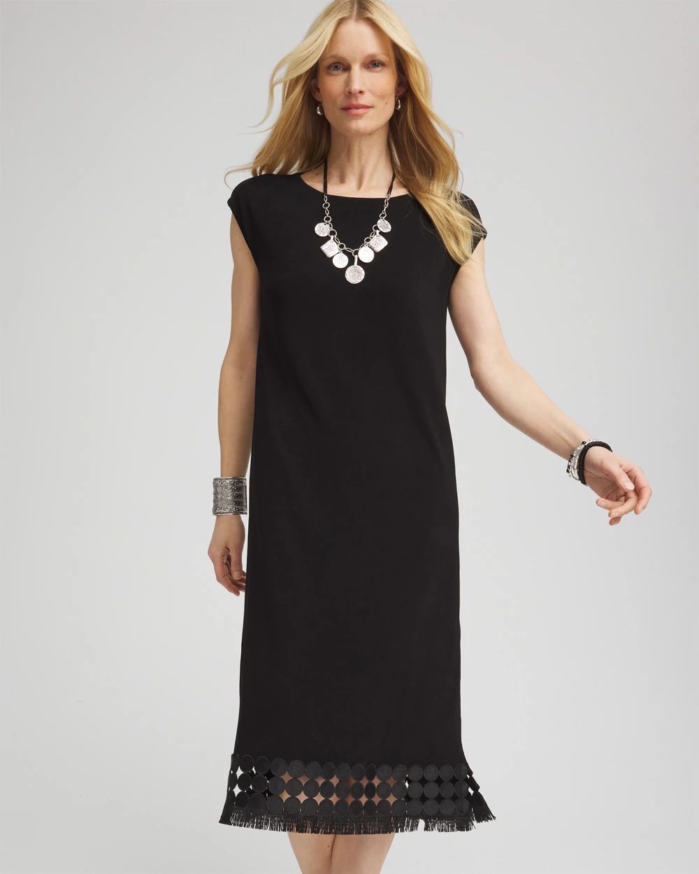 Travelers™ Collection Lace-Hem Dress