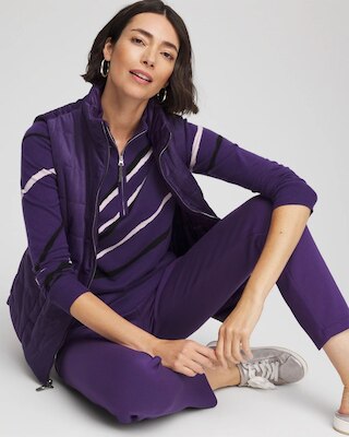 Zenergy® Luxe Morocco Half-Zip Pullover click to view larger image.