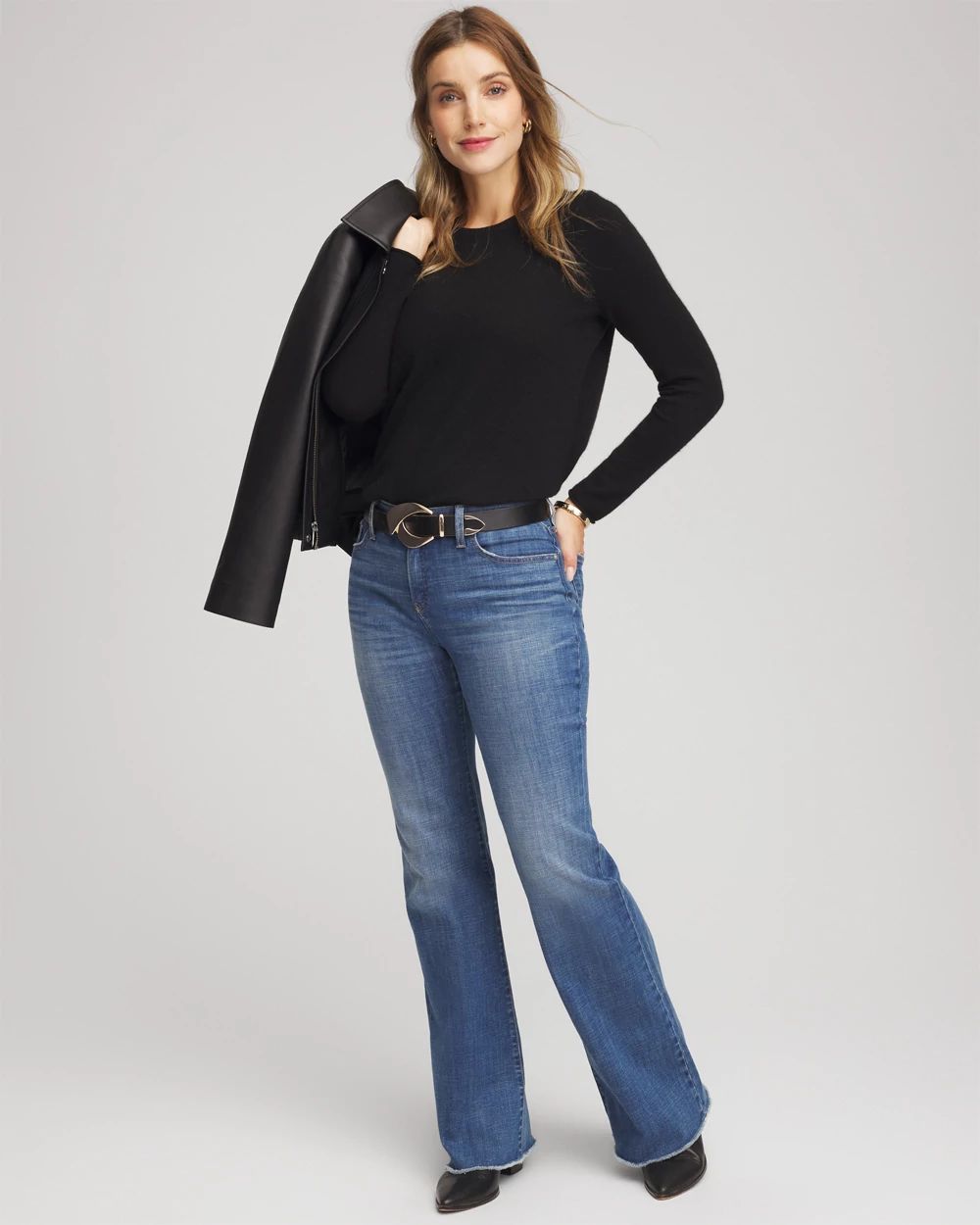 Crewneck Cashmere Pullover Sweater