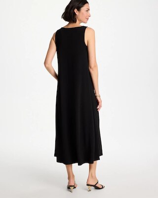 Travelers™ Knit Buckle Maxi Dress click to view larger image.