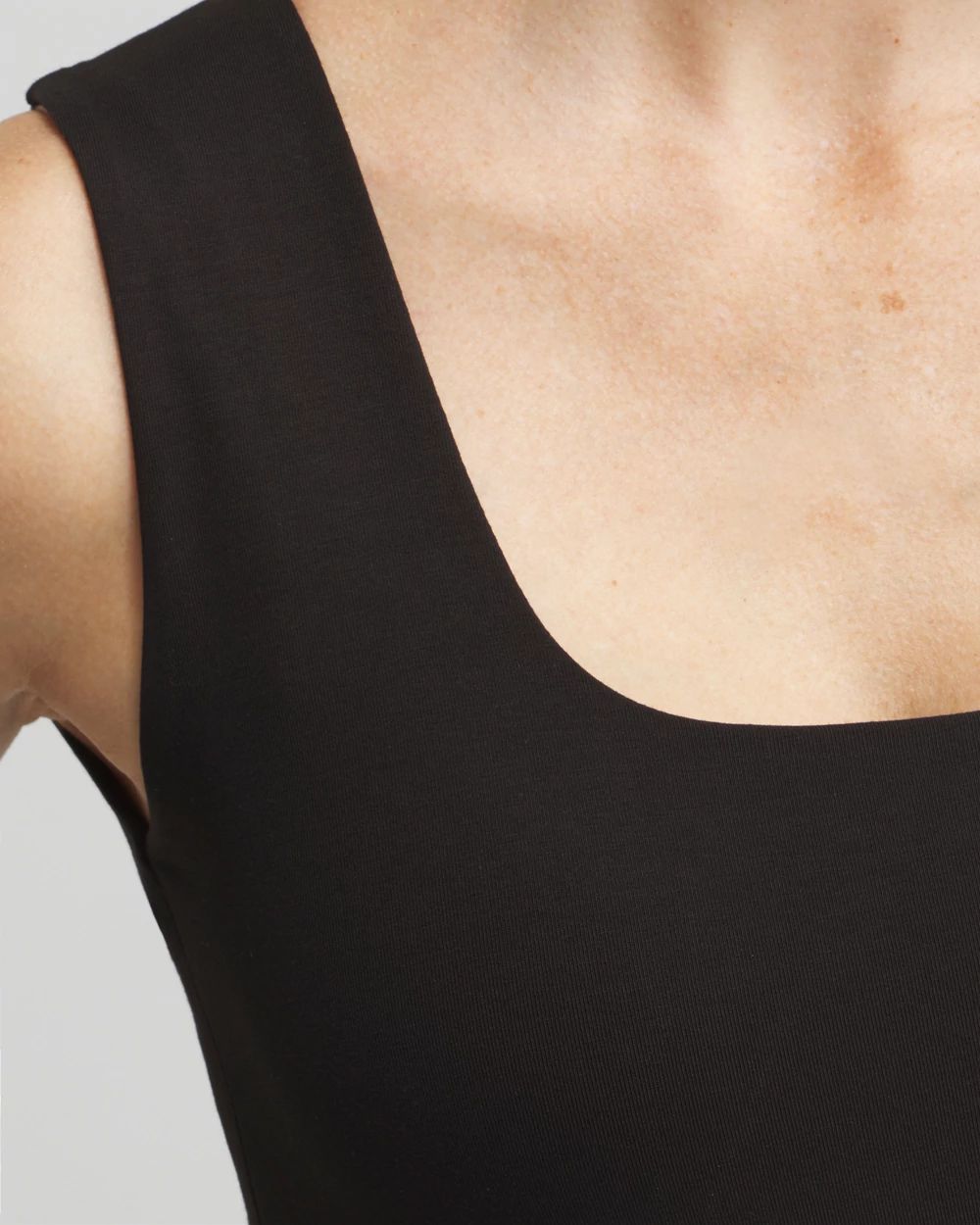 Contour Cotton&#8482 Square Neck Tank