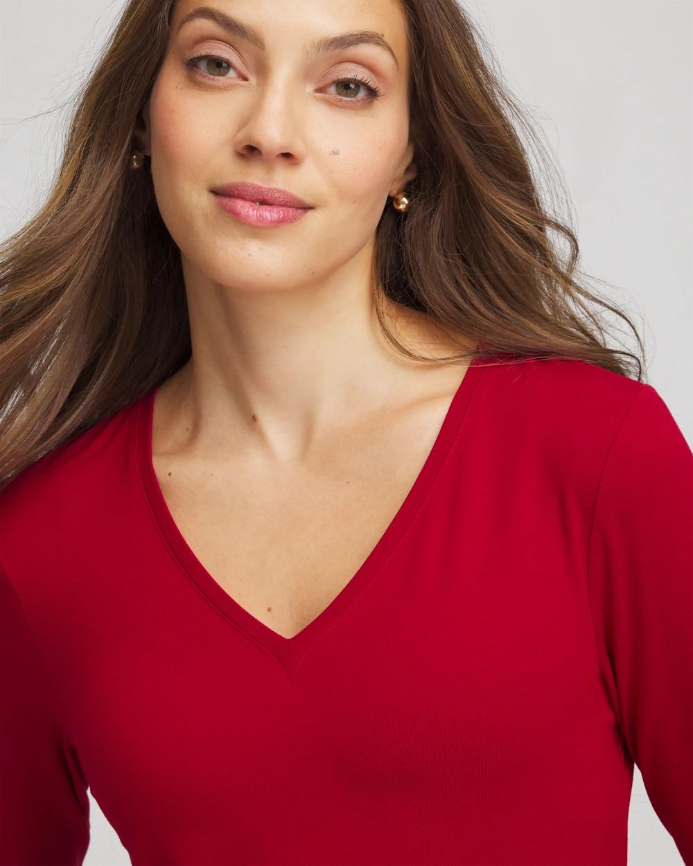 Touch of Cool™ V-Neck Layering Tee