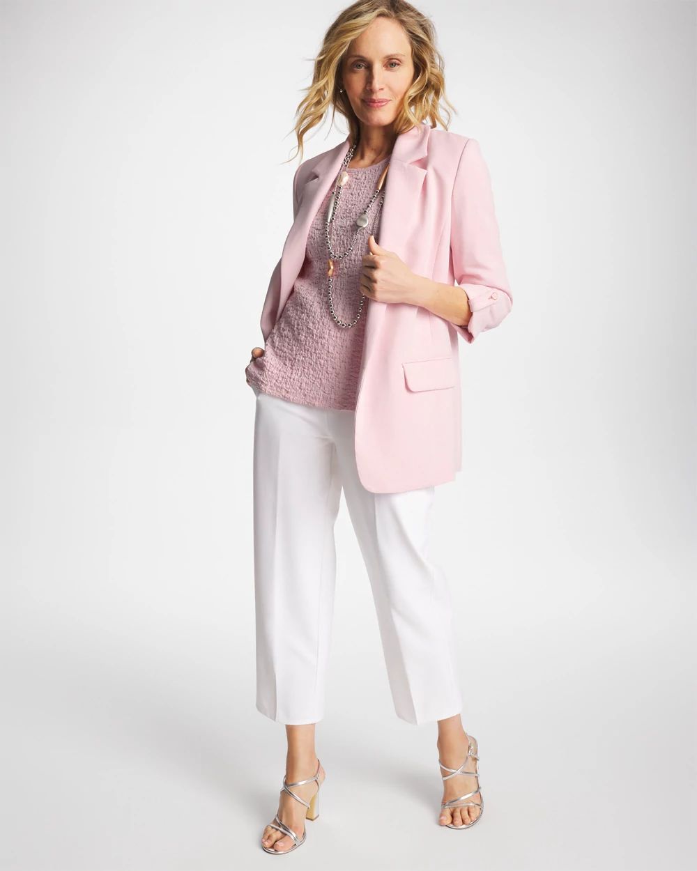 Boyfriend Crepe Blazer