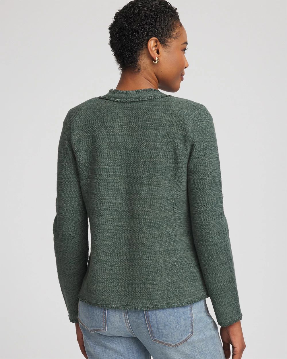 Embroidered Cotton-Blend Jacket click to view larger image.