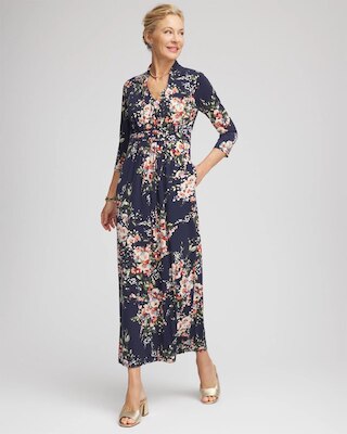 Knit Pleated Maxi Dress