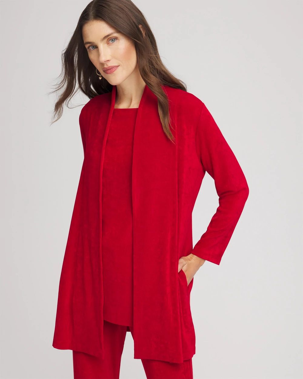 Travelers™ Long Knit Jacket