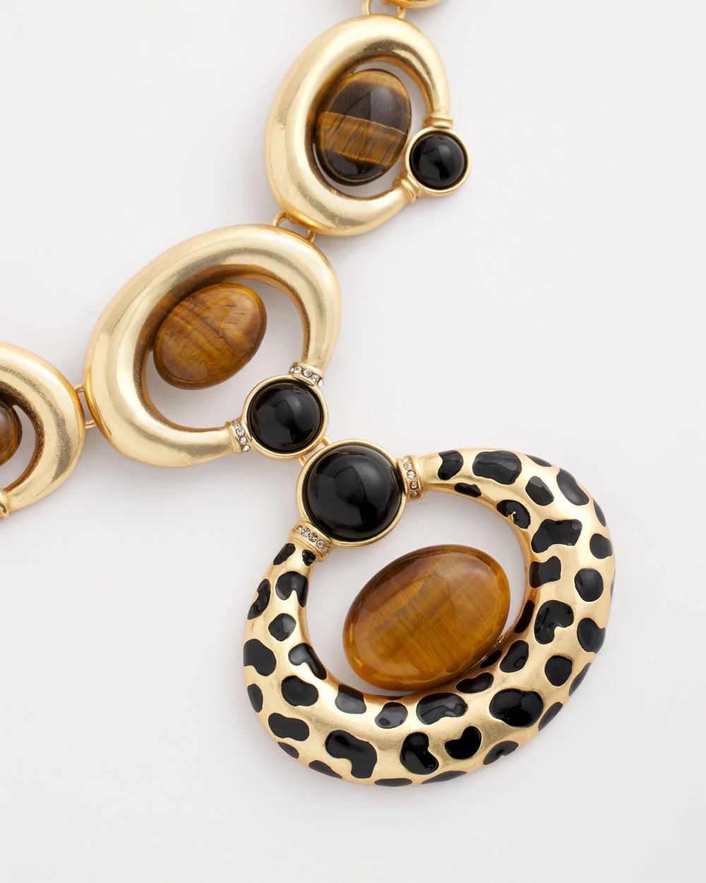 Chico's Originals Tiger's Eye Pendant Necklace