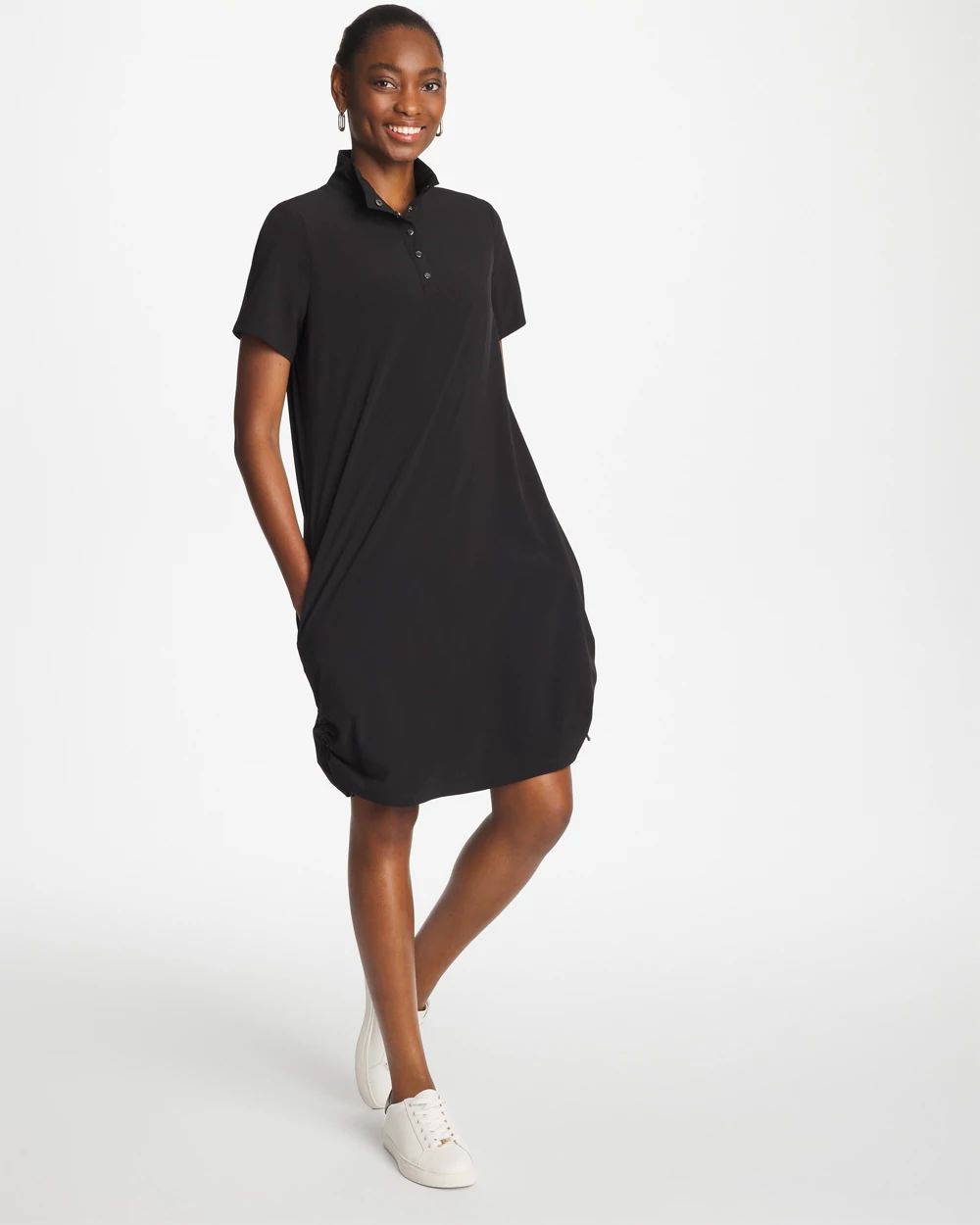 Zenergy® UPF Mockneck Bungee Dress
