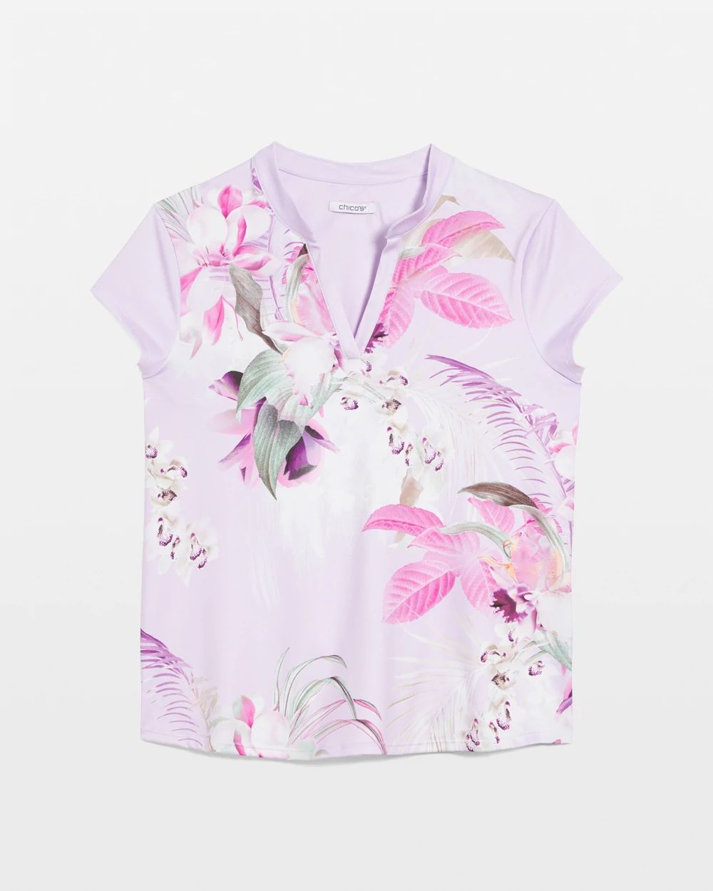 Zenergy® UPF Floral Polo click to view larger image.